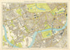 Central London S.W. Battersea Chelsea Kensington Westminster. STANFORD 1901 map