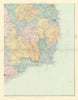 Ireland south-east Leinster Kildare Wicklow Dublin Tipperary. STANFORD 1901 map