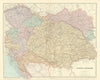 Austria-Hungary. Croatia Czechia Bohemia Galicia Transylvania. STANFORD 1901 map