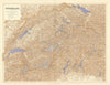Switzerland & the Alps. Haute Savoie. Italian Lakes. Aosta. STANFORD 1901 map