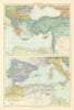 Countries round the Mediterranean. Soundings Telegraph cables. STANFORD 1901 map