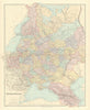 Russia & Poland. Caucasus. Republics krais oblasts railways. STANFORD 1901 map