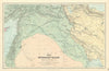 Euphrates Valley Syria Kurdistan Levant Iraq Persia Palestine. STANFORD 1901 map