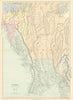 Burma & Adjacent Countries. Myanmar Bengal Assam. 75x54cm. STANFORD 1901 map