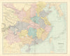 China. Hong Kong. Kwang-chao. Kiao-chai. Wei-hai-wei. 52x65cm. STANFORD 1901 map