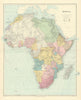 Africa. Congo Free Trade Area. British South Africa Company. STANFORD 1901 map