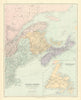 Canada Maritime Provinces. Quebec New Brunswick Maine PEI. STANFORD 1901 map