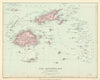 Fiji Archipelago. Vanua Levu. Viti Levu. Rotumah. STANFORD 1901 old map