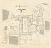 The Guild-Hall of the City of London—Guildhall architectural plan—Price 1886 map