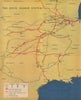 The Rock Island System—fourteen-state railroad network—Fortune 1944 old map