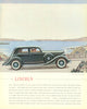 Lincoln Model K V-12 five-passenger coupe. Fortune automotive advertisement 1935