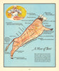 A Map of Beef—butchery chart—American steer cuts & by-products—Fortune mag 1934
