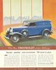 Chevrolet Sedan Delivery—vintage commercial automotive vehicle advert 1933