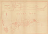 Hand map of Swatow—Shantou & Han River harbour—Dennys 1867 old antique