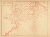 Amoy Harbour—Xiamen & Quemoy/Kinmen—harbour map—Dennys 1867 old antique