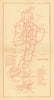 Map of Foochow—Fuzhou city & foreign settlements—Residences & Hongs—Dennys 1867