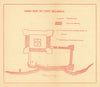 Hand map of Fort Zelandia/Zeelandia—VOC—Anping, Tainan, Taiwan plan—Dennys 1867