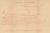 Hand map of Yokohama—settlement before 1866 fire—English naval yard—Dennys 1867