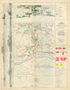 Western Okinawa Beaches—Kadena, Yellow/Purple/Orange—Top Secret US Navy map 1945