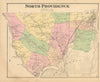 North Providence — Rhode Island town & landownership map — Daniel G. Beers 1870