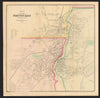 Pawtucket & Central Falls — large folding Rhode Island map — Daniel G Beers 1870