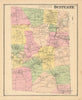 Scituate — Rhode Island town & landownership map — Daniel Glover Beers 1870