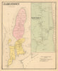 Jamestown & Newtown — Rhode Island town & village maps — Daniel G. Beers 1870