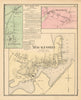 Wickford, Bellville & Lafayette—Rhode Island village maps—Daniel G. Beers 1870