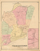 Charlestown & Dorrville—Rhode Island town & landownership map—Daniel Beers 1870