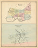 Dracut & Merrimack Mills — Massachusetts town plans — Frederick W Beers 1875 map