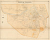 City of Lowell — large folding city plan — Massachusetts — F. W. Beers 1875 map