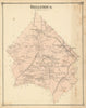 Billerica — Massachusetts town & land ownership plan — F. W. Beers 1875 map