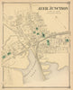 Ayer Junction — village & street plan — Massachusetts — F. W. Beers 1875 map