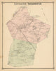 Littleton & Boxborough—Massachusetts town & land ownership plan—Beers 1875 map