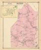 Acton — Massachusetts town & land ownership plan — Frederick W. Beers 1875 map
