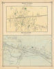 West Acton & South Acton — Massachusetts village plans — F. W. Beers 1875 map