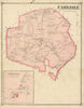 Carlisle — Massachusetts town & land ownership plan — Frederick W Beers 1875 map