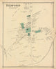 Bedford — village & street plan — Massachusetts — Frederick W. Beers 1875 map