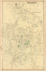 Melrose village—town centre & street plan—Massachusetts—F. W. Beers 1875 map