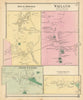 Rock Bottom, Wayland & Stow—Massachusetts village plans—F. W. Beers 1875 map