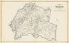 Newton City — outline plan — Massachusetts — F. W. Beers 1875 old antique map