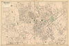 Malden village—town centre & street plan—Massachusetts—F. W. Beers 1875 map