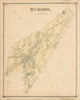 Hudson — Massachusetts town & land ownership plan — Frederick W. Beers 1875 map