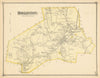 Holliston — Massachusetts town & land ownership plan — F. W. Beers 1875 map