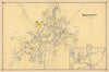 Holliston & East Holliston — Massachusetts village plans — F. W. Beers 1875 map