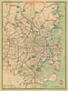 Map Sydney & suburbs for Allied WW2 serviceman—Barrass—American Red Cross c1944