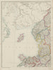 ENGLAND & WALES NW. Cumbria Lancashire Welsh coast Isle of Man. WELLER 1862 map