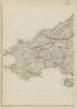 SOUTH WEST WALES. Pembrokeshire Carmarthenshire Cardiganshire. WELLER 1862 map