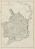 RIVER WYE VALLEY & MONMOUTHSHIRE. Antique county map. Railways. WELLER 1862