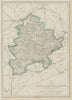 NORTHAMPTONSHIRE SOUTH. Daventry Towcester. Railways. DOWER. Dispatch 1862 map